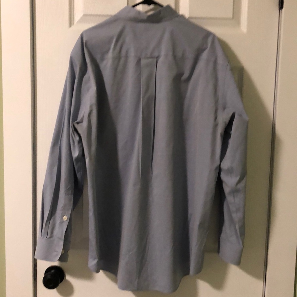 Orvis Oxford blue dress shirt. - Picture 3 of 3